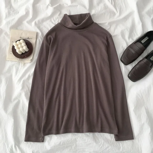 New women's temperament high neck bottoming shirt Base - Shop at LoveMi