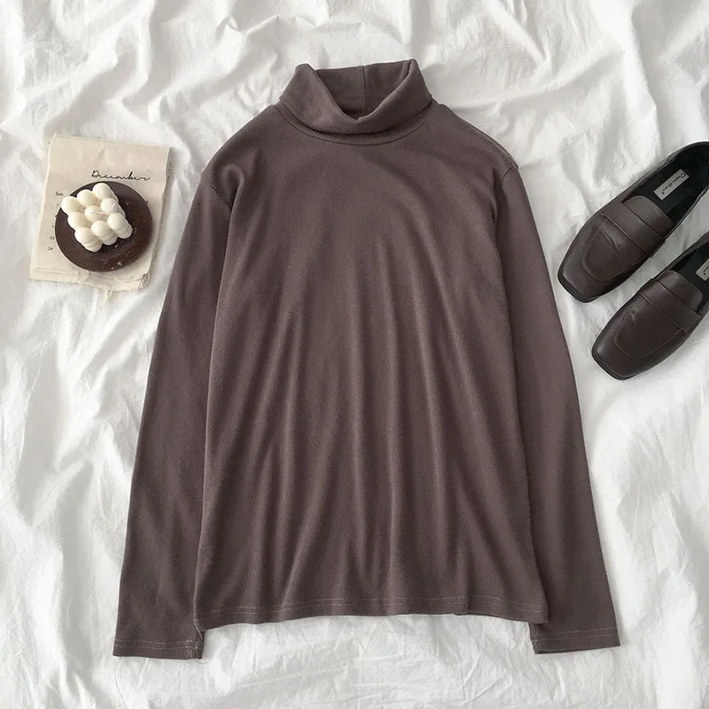 New women's temperament high neck bottoming shirt - Base