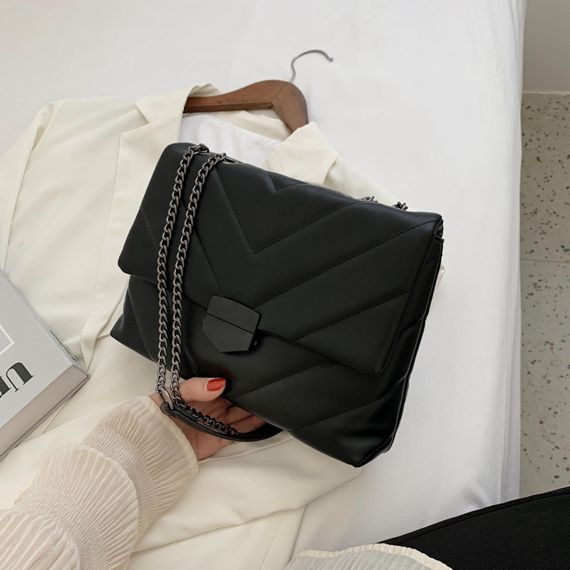 Shoulder messenger handbag Black - Shop at LoveMi