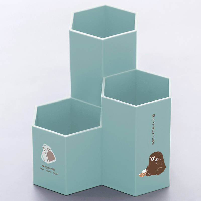 Multifunctional makeup brush pen bucket