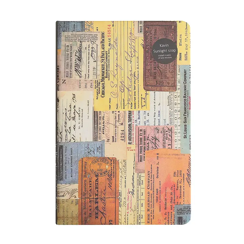 Personality creative kraft paper illustration mood notebook