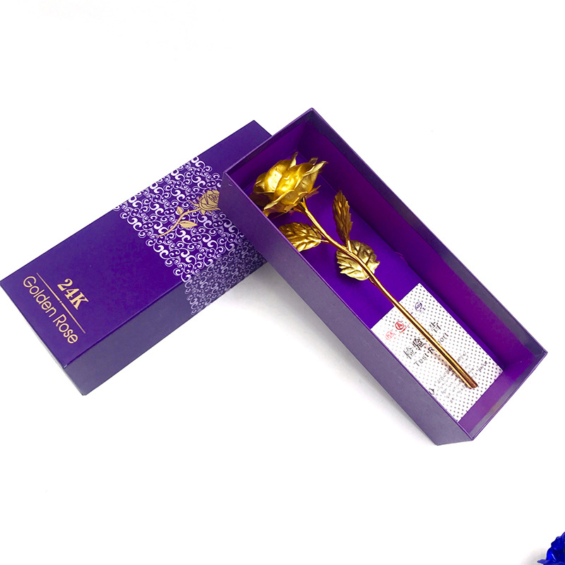 Gold purple gift