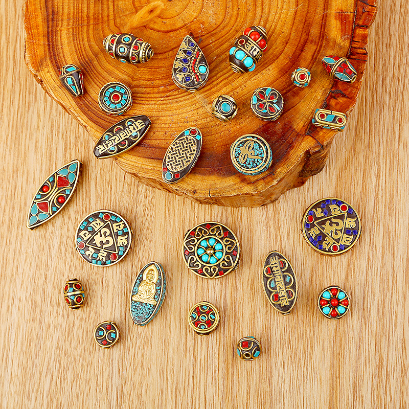 Handmade loose beads diy bracelet ear jewelry accessories materials