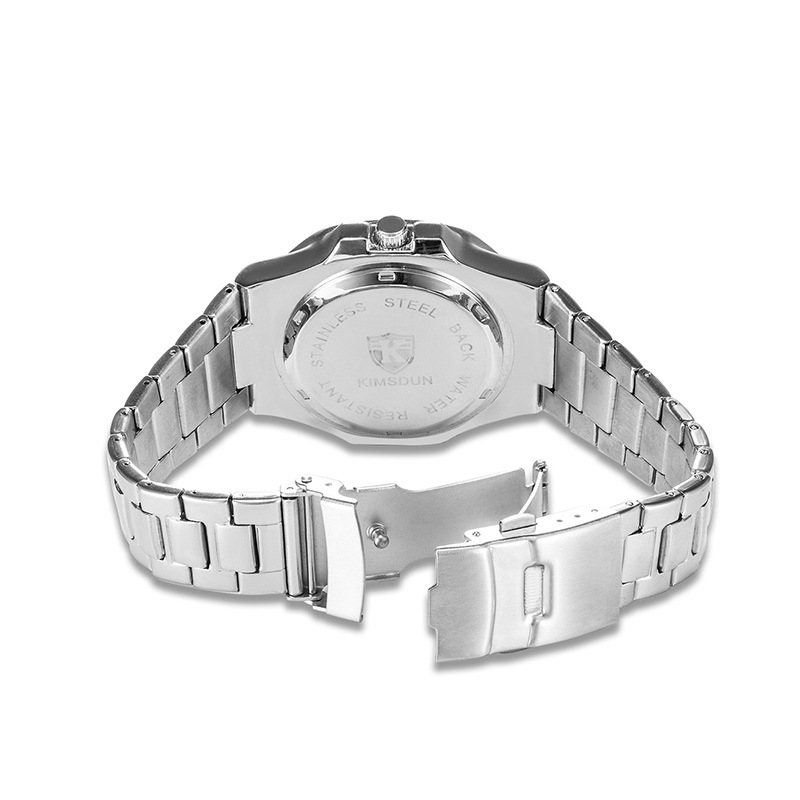 Stainless steel business waterproof men's Watch