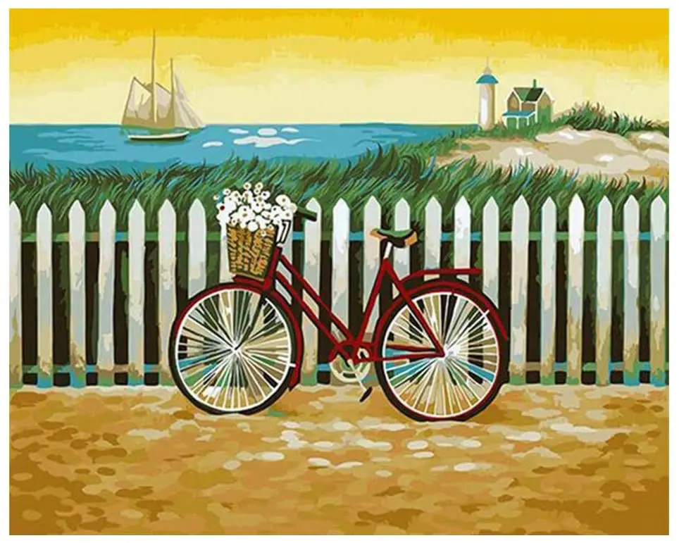 Beach Day - DIY Painting By Numbers