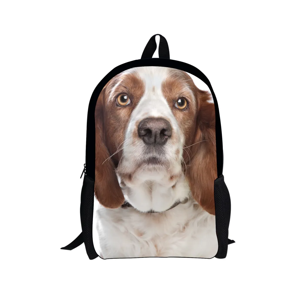 Cute printed dog waterproof backpack for elementary school students - 3059C