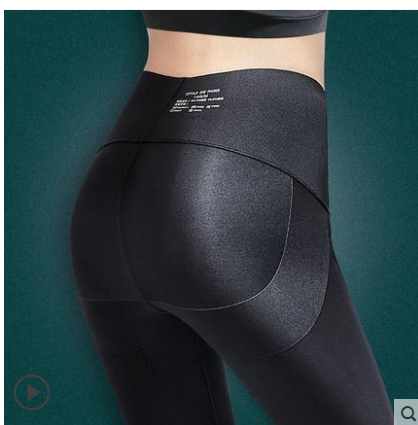 Shark skin tight legged pants women wear Plush legged pants in autumn and winter