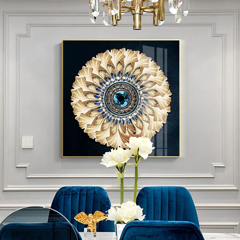 Light Luxury Sofa Background Painting Living Room
