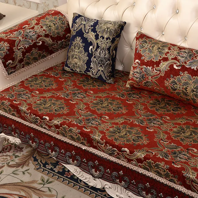 Non slip high grade light luxury sofa cushion cover Red - Shop at LoveMi