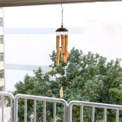 Bamboo wind chimes ornaments - Coir Dome - View 1