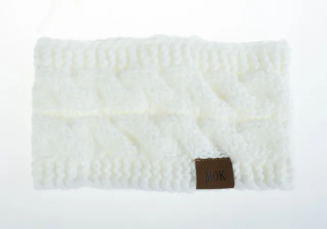 Ladies autumn winter Sports head wear warm ear muffs White - Shop at LoveMi