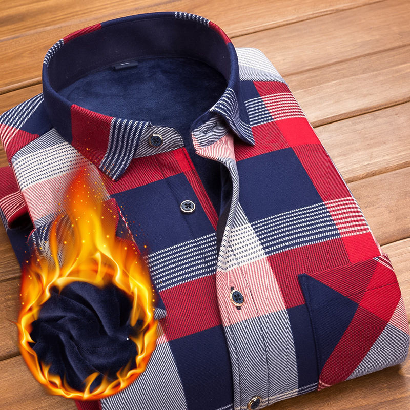 Warm shirt and velvet