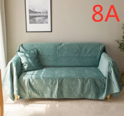 Light luxury pure Nordic full cover sofa cushion cover Green - Shop at LoveMi
