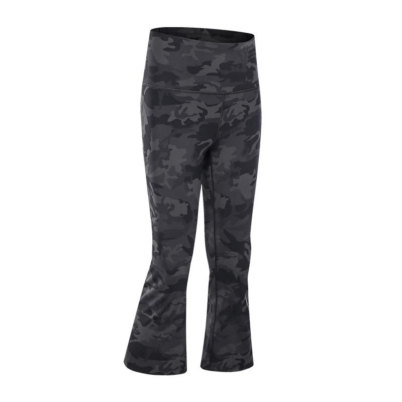 Women's fitness cropped pants Camouflage - Shop at LoveMi