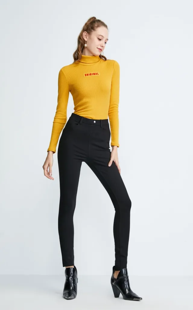 All match thin black tight stretch outer leggings Black - Shop at LoveMi