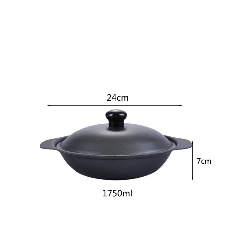 Special iron casserole for rooster pot - 24Cm