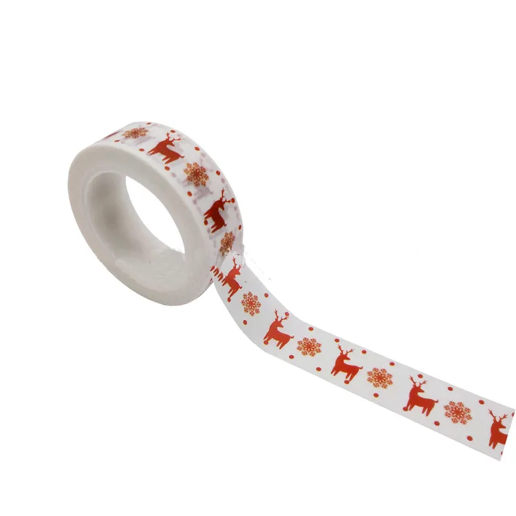 Christmas DIY gift sticker pocket and paper tape – image 3