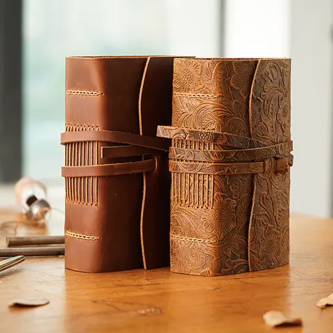 Real Leather Notebook