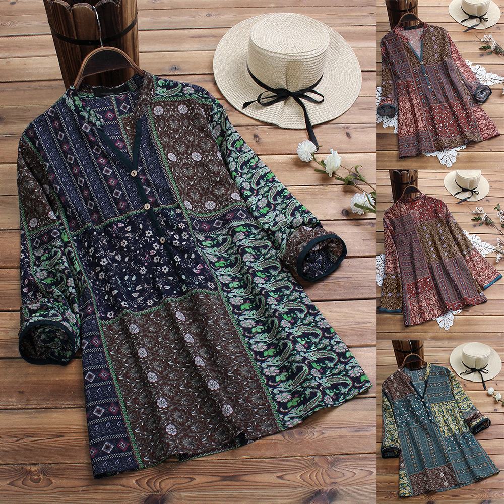 Chiffon print shirt