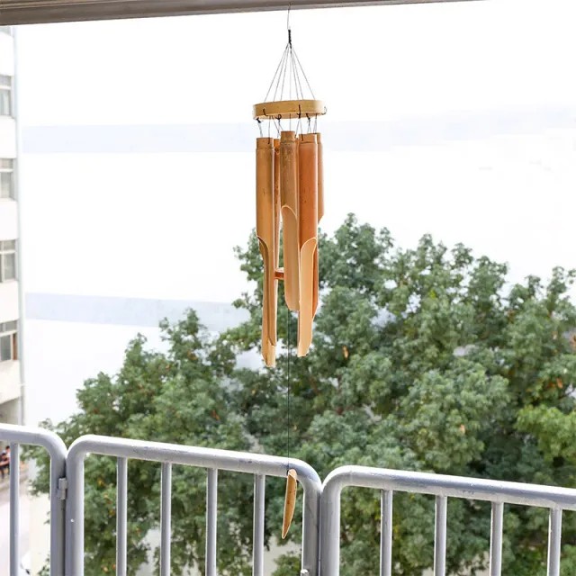 Bamboo wind chimes ornaments Dome - Shop at LoveMi