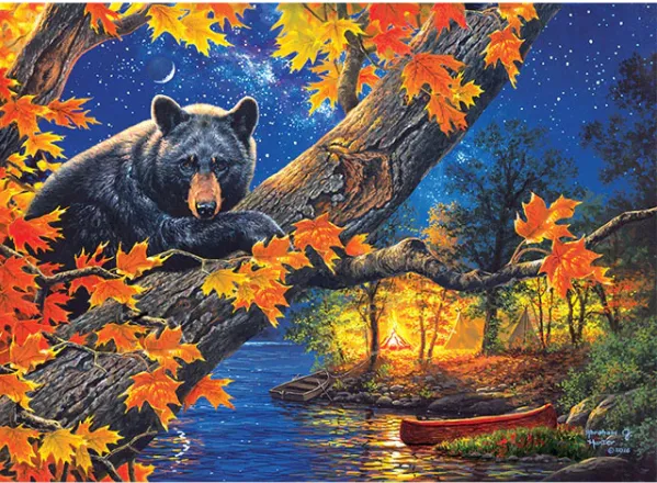 Handmade digital painting - Bear