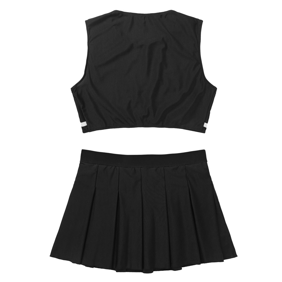 Women's girl cheerleader cosplay costume Sequin mini skirt Fancy Dress