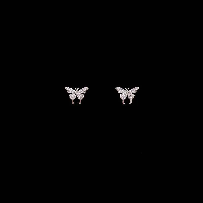Super shimmering exquisite butterfly earrings
