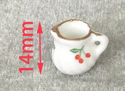 17 Piece mini artificial ceramic tea set