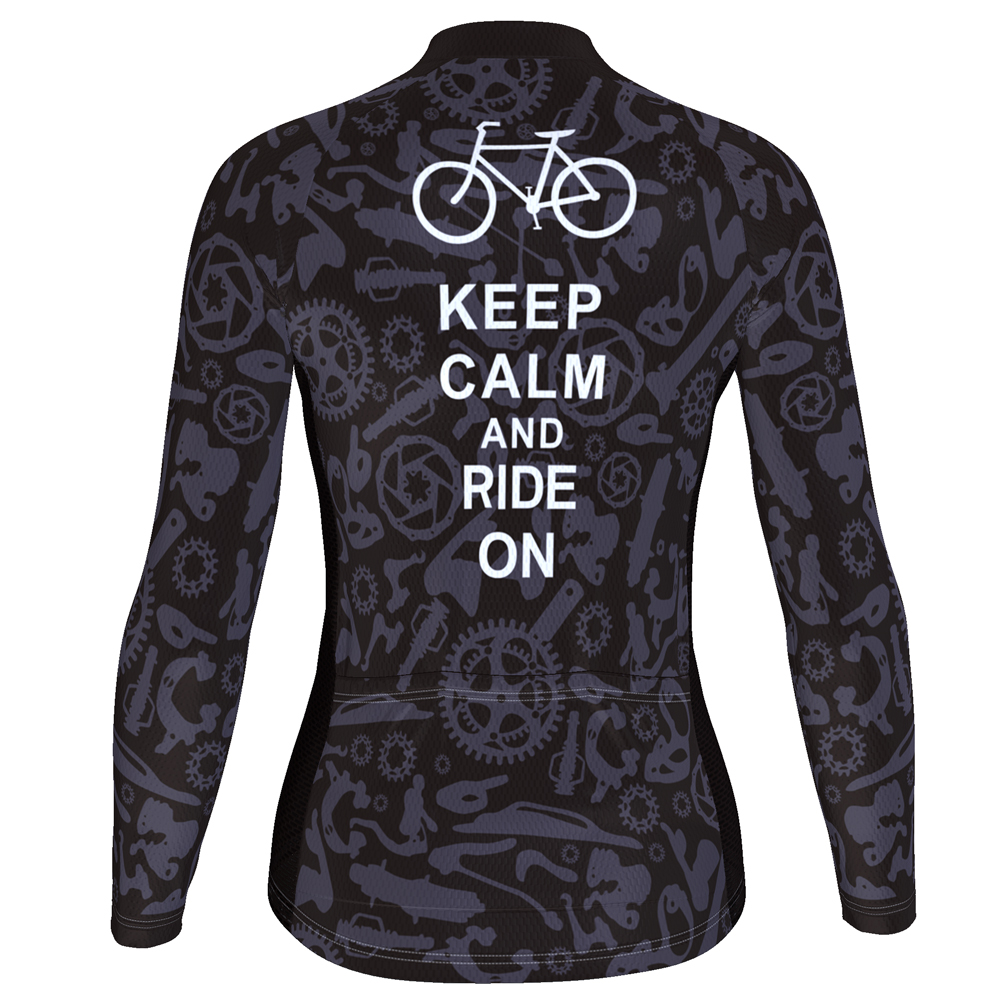 Ladies cycling wear, long sleeve cycling wear