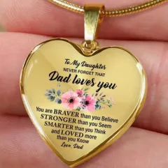 New product mother and daughter necklace - Golden - View 1