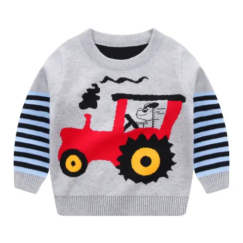 Tractor Tool Cart Cotton Warm Sweater