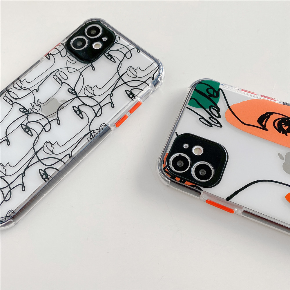 Simple lines abstract painting mobile phone case - Image 2