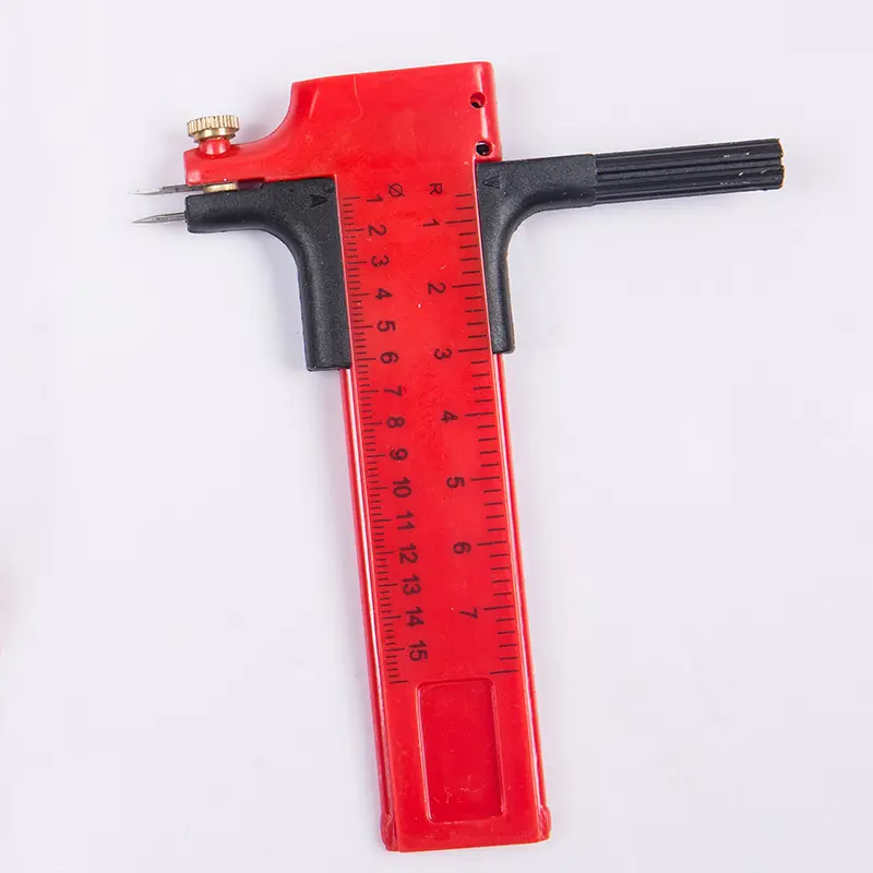 Multi-function compass cutter for drawing plastic