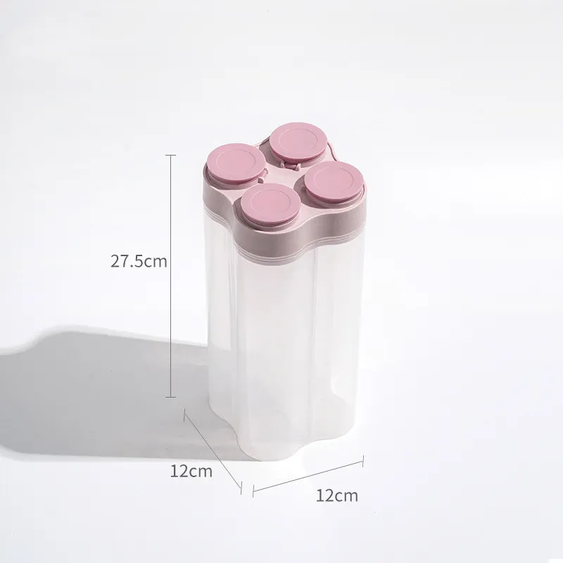 Mixed grains sealed tank with independent desiccant box - Pink