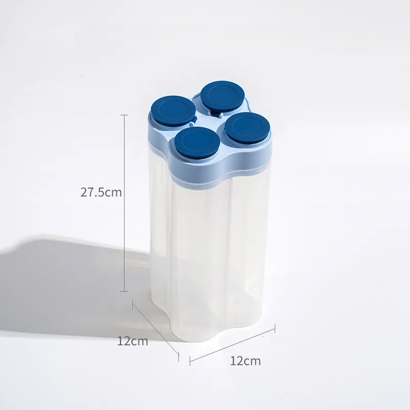 Mixed grains sealed tank with independent desiccant box - Blue
