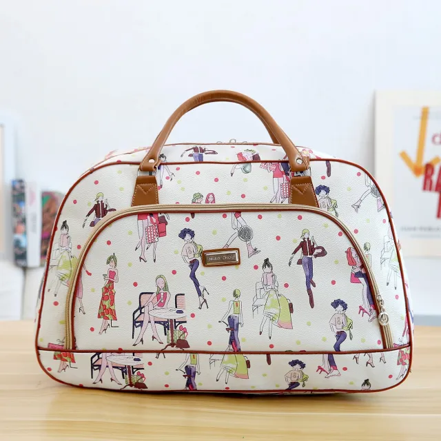 Hand travel bag duffel bag PU gift bag White - Shop at LoveMi