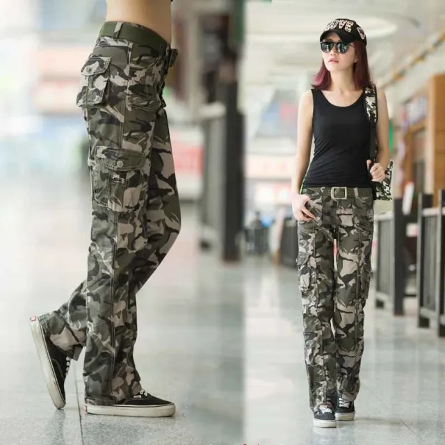 Women's spring and autumn outdoor casual pants Khaki - Shop at LoveMi