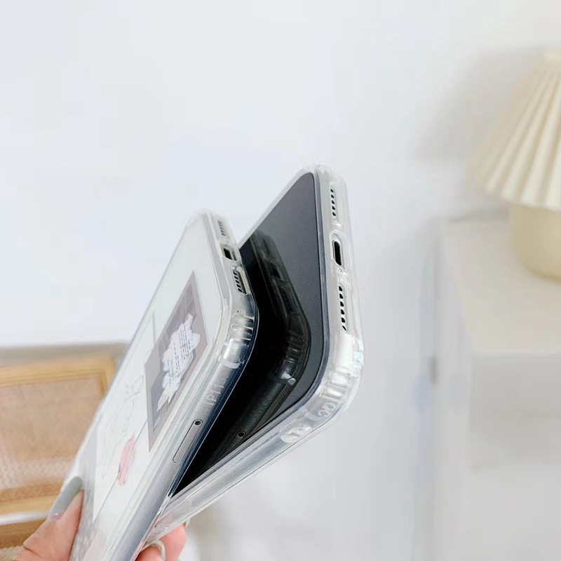 Simple line straight-edge skin phone case