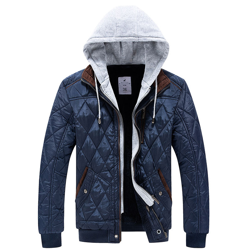 Men's casual hooded jacket
