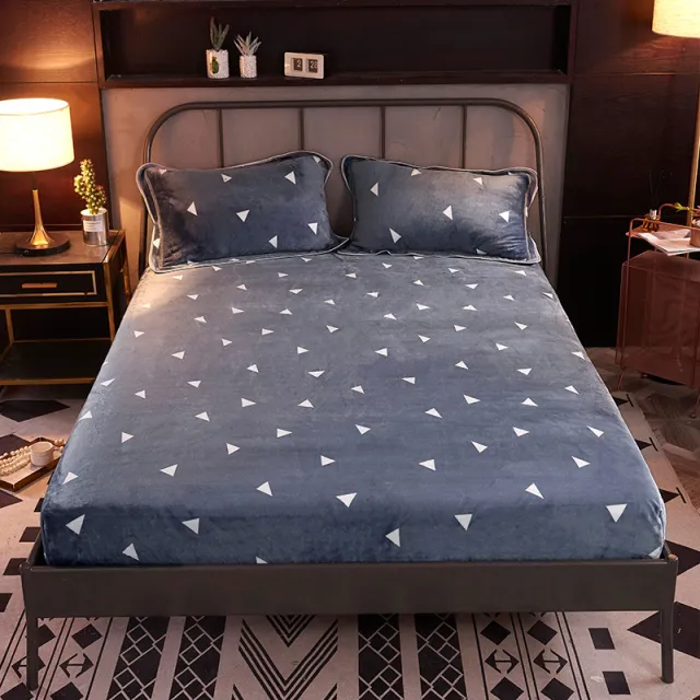 Flannel bedspread and hats bed cover thickened to keep warm Thoughts - Shop at LoveMi