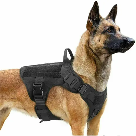 Military Tactical Dog Harness German Shepherd Adjustable Pet Dog
