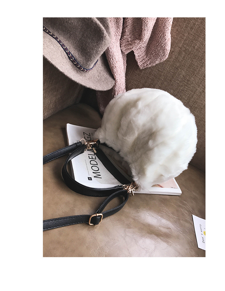 Hairy Bucket Bag Net Red Popular Shoulder Bag