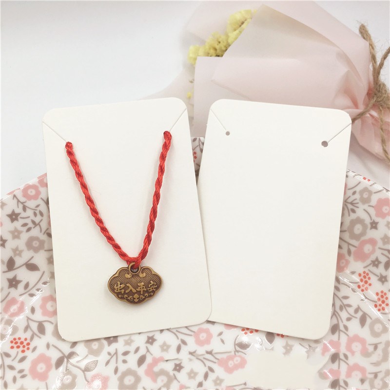 Kraft Paper Cardboard Fashion Jewelry Packaging Card