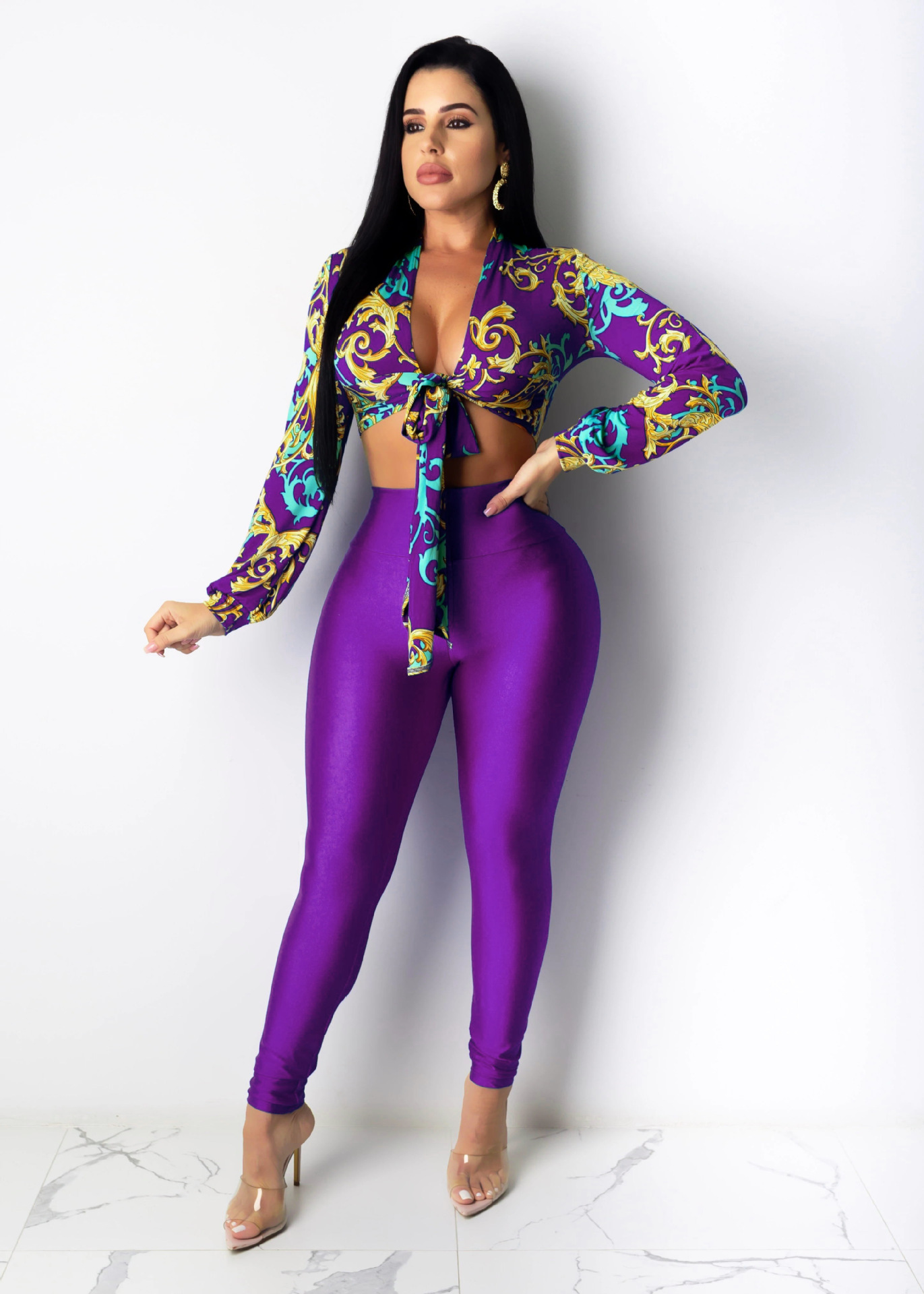 Ladies casual slim suit