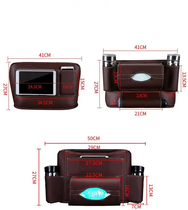 Leather upgrade car bag