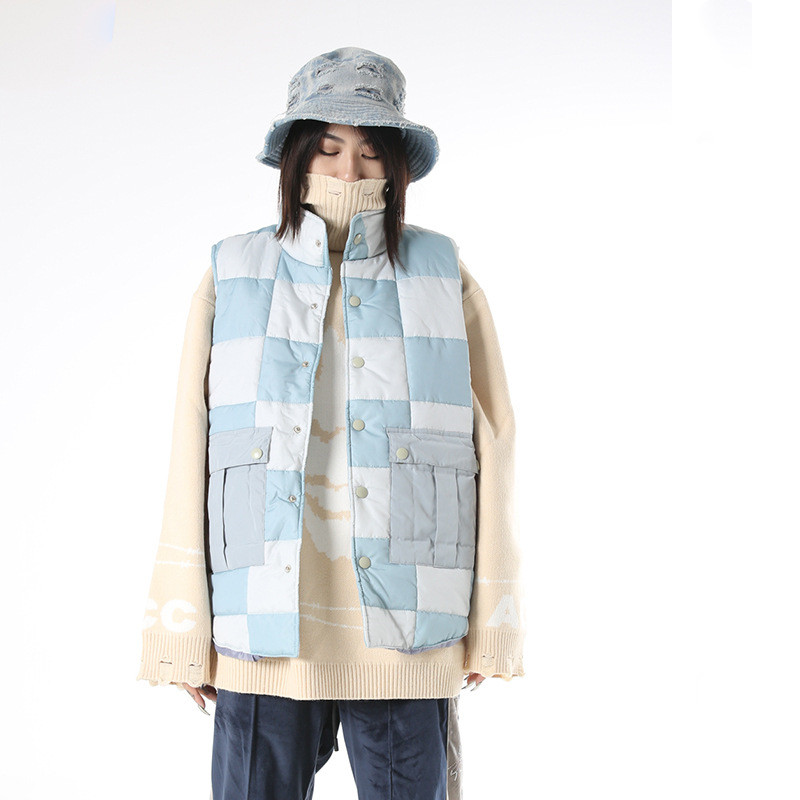 Original mosaic mosaic men's couple cotton vest