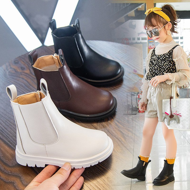 Autumn new girls soft-soled non-slip short boots