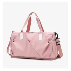 New sports large-capacity travel bag - Pink - View 1