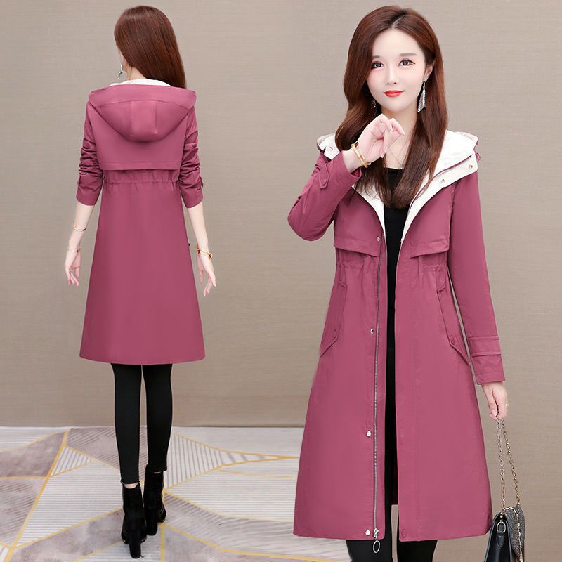 Korean women's windbreaker all match Rose Red - Shop at LoveMi