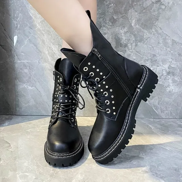Knight boots vintage Martin boots Black - Shop at LoveMi